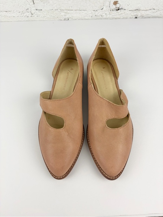 Anthropologie Shoes - Anthropologie Sasha Pink Leather Cutout Do’orsay Mary Jane Ballet Flats 39